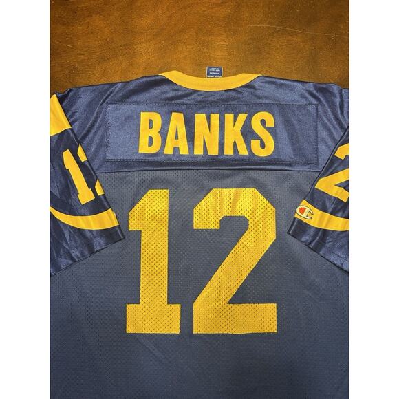 VTG 1997 St. Louis Rams Tony Banks #12 Alternative Champion NFL Jersey Size 52 - Picture 3 of 11
